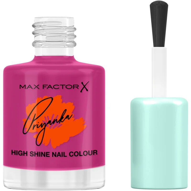 Max Factor x Priyanka Miracle Pure rychleschnoucí lak na nehty limitovaná edice odstín 310 Flourishing Lilac 12 ml