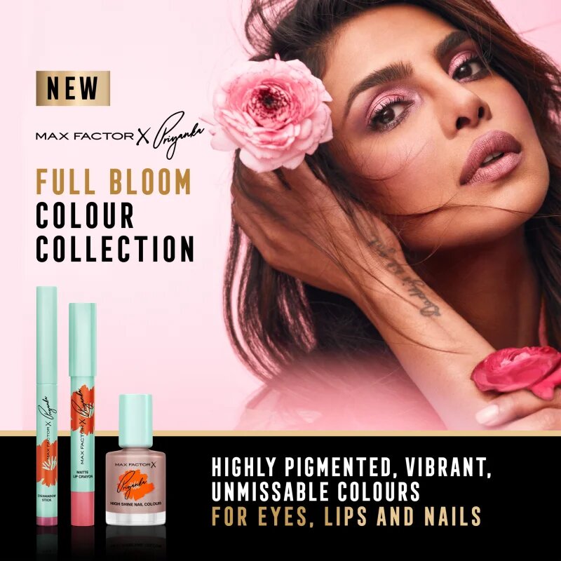 Max Factor x Priyanka Miracle Pure rychleschnoucí lak na nehty limitovaná edice odstín 880 Sunlit Waters 12 ml
