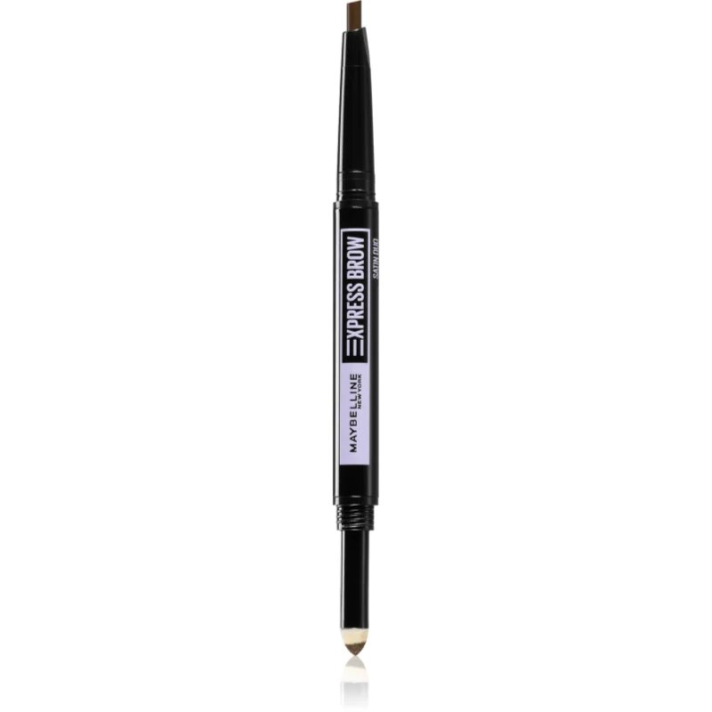 MAYBELLINE NEW YORK Express Brow Satin Duo tužka a pudr na obočí duo odstín 02 - Medium Brown