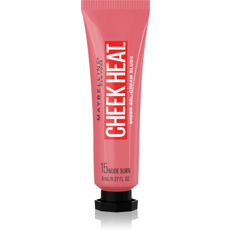MAYBELLINE NEW YORK Face Studio Cheek Heat krémová tvářenka odstín 15 Nude Burn 10 ml