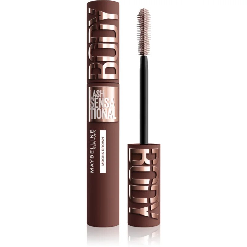 MAYBELLINE NEW YORK Lash Sensational Body objemová řasenka Mocha Brown 9.75 ml