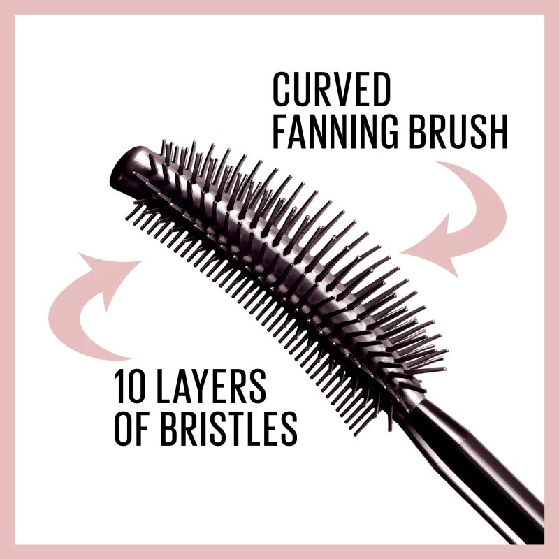 MAYBELLINE NEW YORK Lash Sensational voděodolná řasenka pro prodloužení natočení a objem odstín Black 9.4 ml