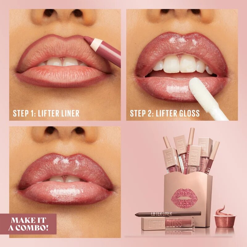 MAYBELLINE NEW YORK Lifter Liner konturovací tužka na rty s hydratačním účinkem odstín 009 Peaking 1.2 g