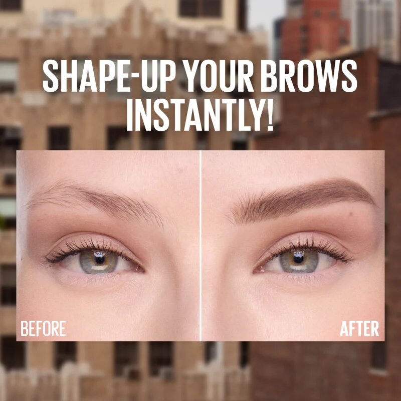 MAYBELLINE NEW YORK Quick Shaper precizní tužka na obočí s kartáčkem odstín 06 Black Brown 1 ks