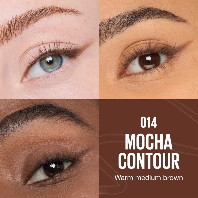 MAYBELLINE NEW YORK Sculpting Stix automatická tužka na oči se štětečkem odstín 014 Mocha Contour 1 ks
