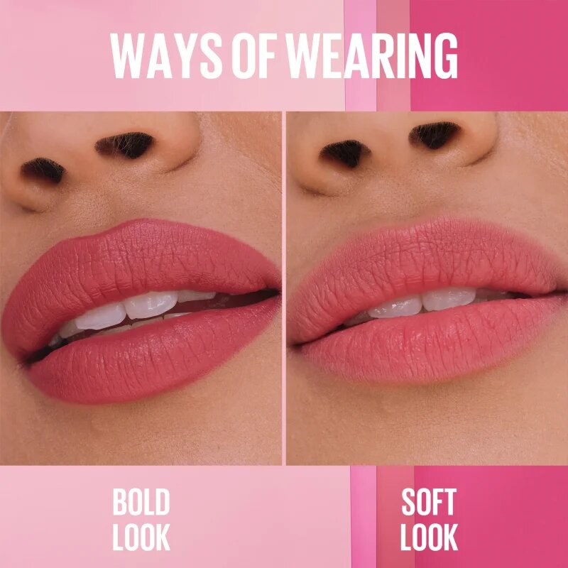 MAYBELLINE NEW YORK Serum Lipstick Matte matná rtěnka s hydratačním účinkem odstín 001 Crop Top 1 ks
