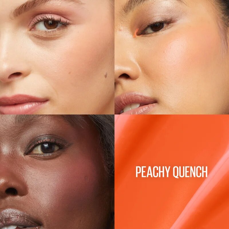 MAYBELLINE NEW YORK Sunkisser Matte tekutá tvářenka s matným efektem odstín 34 Peachy Quench 4.7 ml