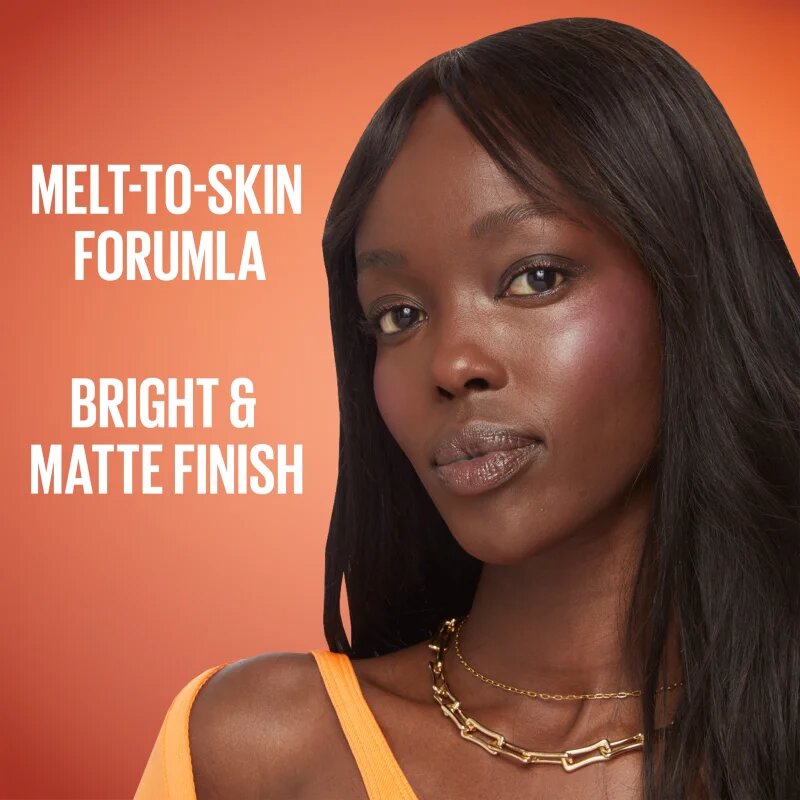 MAYBELLINE NEW YORK Sunkisser Matte tekutá tvářenka s matným efektem odstín 36 Spicy Red 4.7 ml