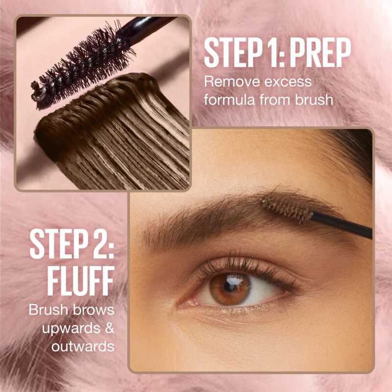 MAYBELLINE NEW YORK Super Fluff Mousse gel na obočí odstín 260 Deep Brown 5 ml