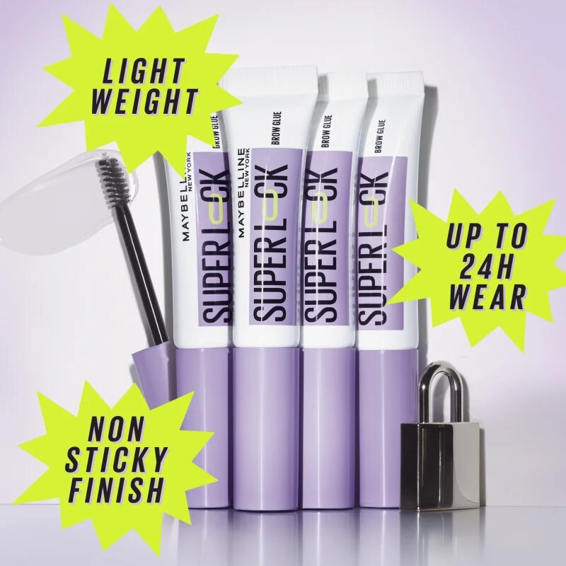 MAYBELLINE NEW YORK Super Lock fixační gel na obočí odstín Transparent 8 g