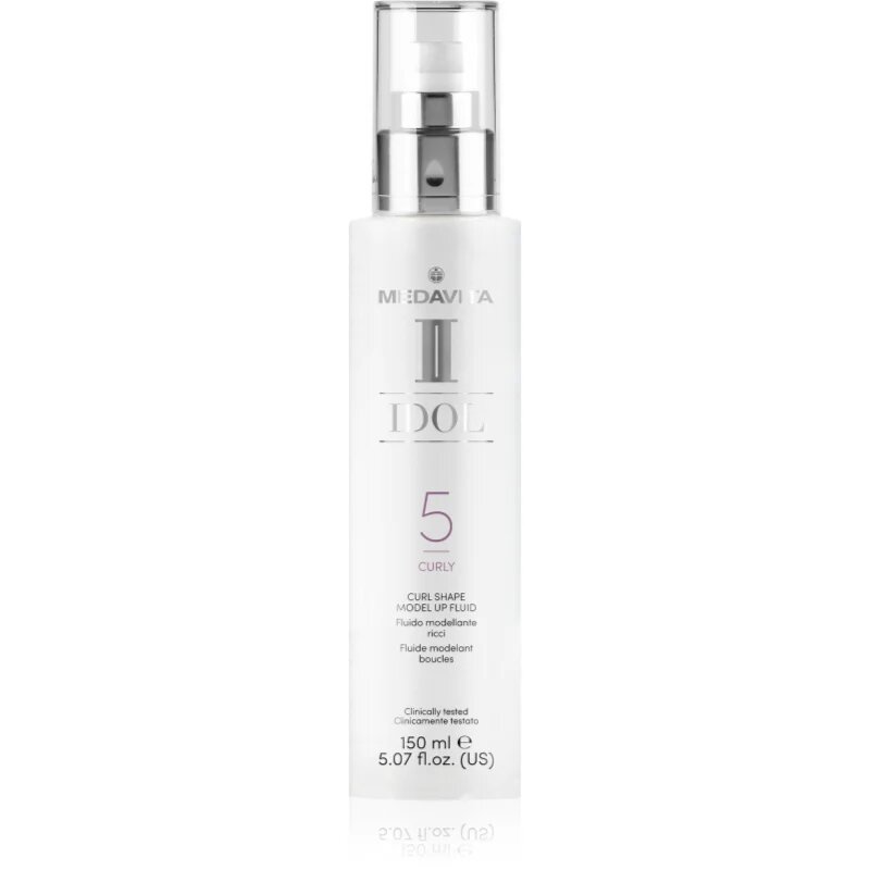 Medavita IDOL Curl Shape Model Up Fluid stylingový přípravek pro vlnité a kudrnaté vlasy 150 ml