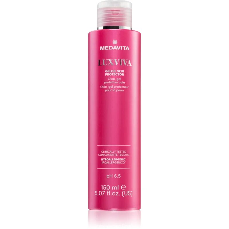 Medavita LUXVIVA Color Care Skin Protector ochranná emulze na pokožku hlavy před barvením 150 ml