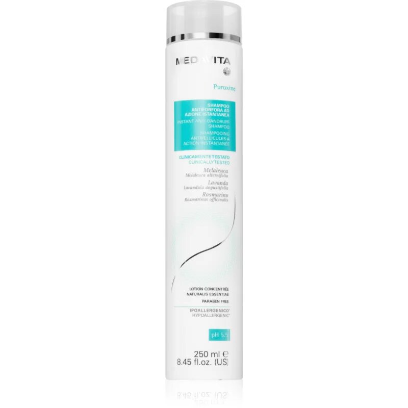 Medavita Puroxine Instant Anti-Dandruff Shampoo šampon proti lupům 250 ml