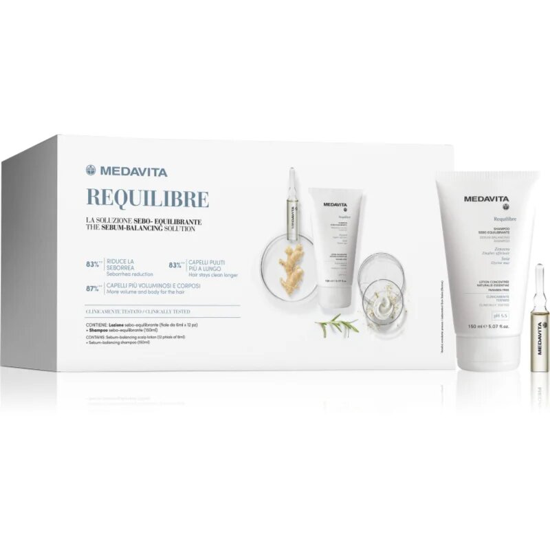 Medavita Requilibre Sebum-Balancing Set dárková sada na vlasy