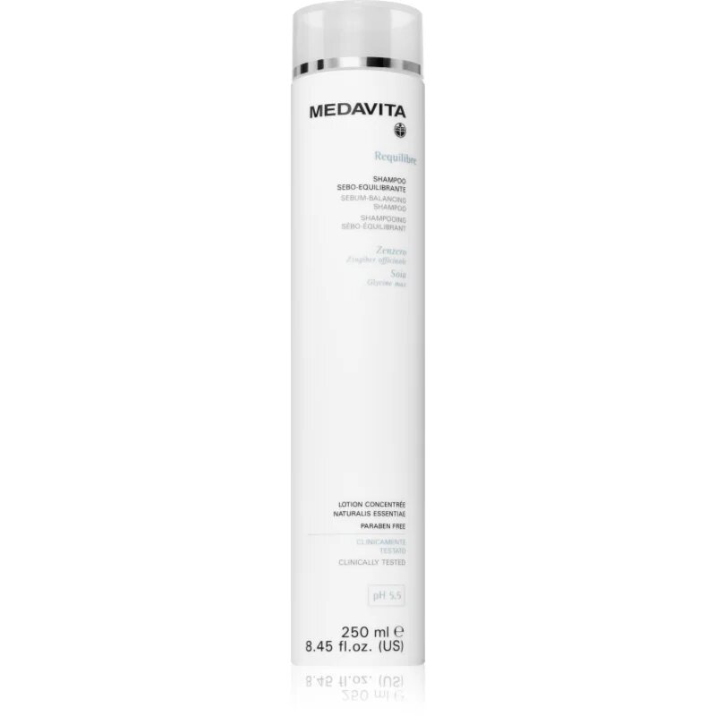 Medavita Requilibre Shampoo šampon pro mastnou vlasovou pokožku 250 ml