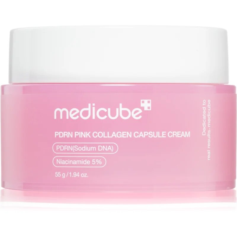 Medicube PDRN Pink Collagen Capsule Cream hydratační pleťový krém se zpevňujícím účinkem 55 g