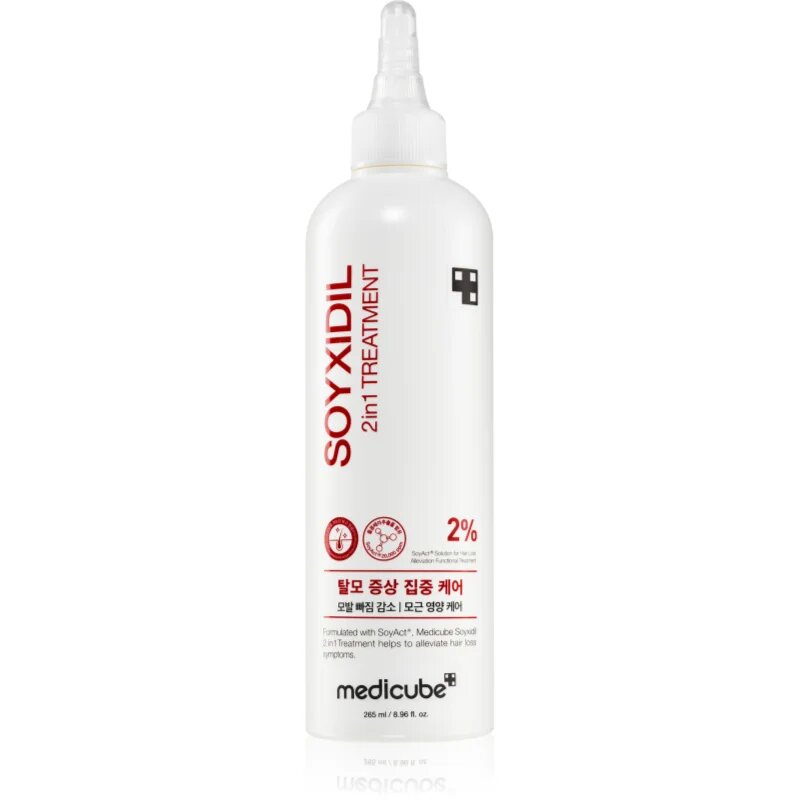 Medicube Soyxidil 2in1 Treatment hydratační a posilující kondicionér proti vypadávání vlasů 256 ml