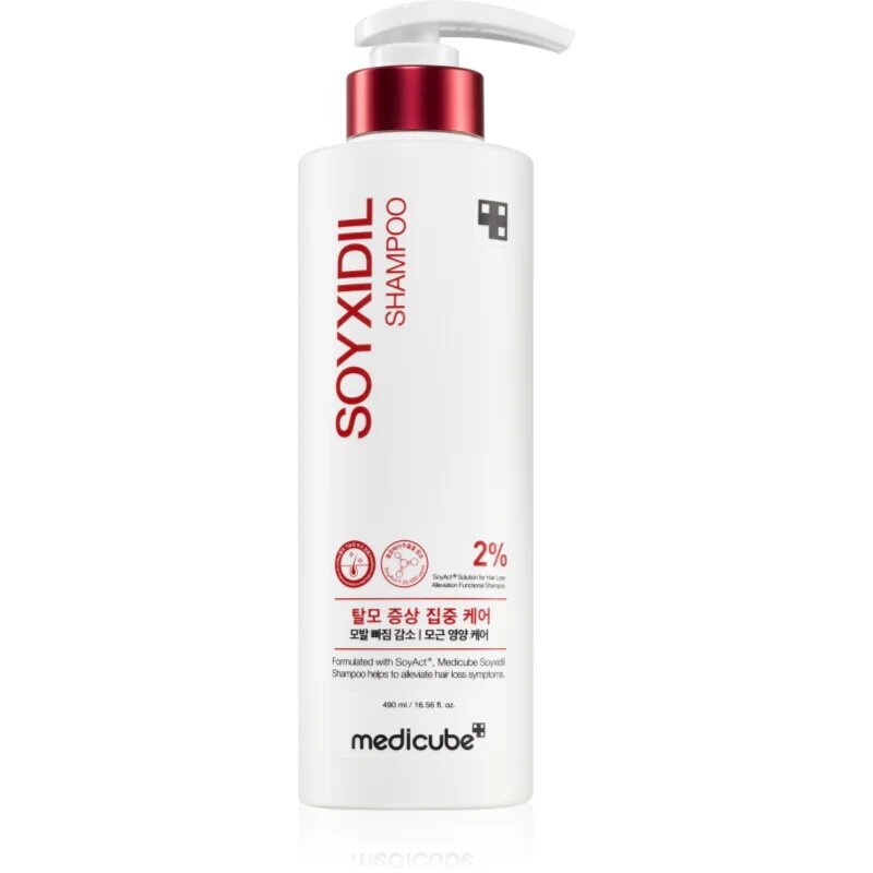 Medicube Soyxidil Shampoo ošetřující a posilující šampon proti vypadávání vlasů 490 ml