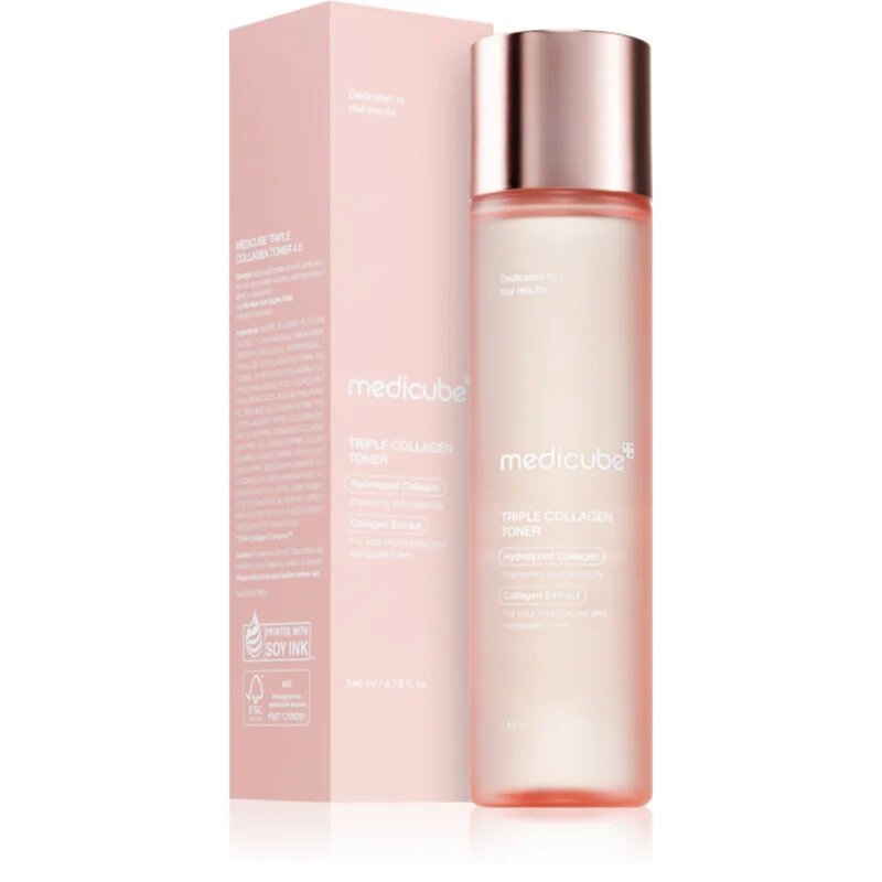 Medicube Triple Collagen Toner hydratační a liftingové tonikum s kolagenem 140 ml