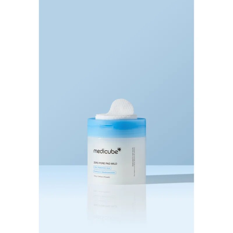 Medicube Zero Pore Pad Mild peelingové pleťové tamponky pro citlivou pleť 70 ks