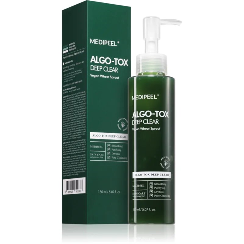 MEDIPEEL+ Algo-Tox Deep Clear čisticí pěna na obličej 150 ml