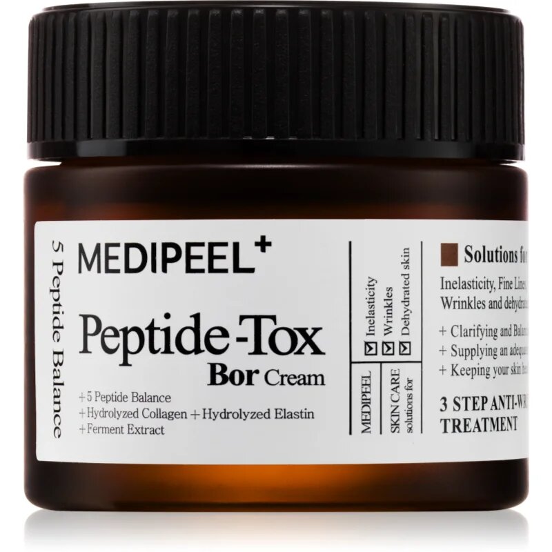 MEDIPEEL+ Peptide-Tox Bor-Cream intenzivní vyživující krém pro zpevnění pleti 50 g