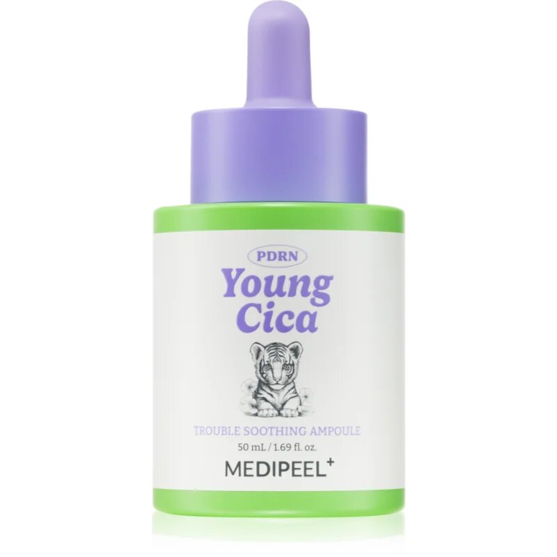 MEDIPEEL+ Young Cica PDRN Trouble Soothing Ampoule zklidňující sérum proti zarudnutí pleti s regeneračním účinkem 50 ml