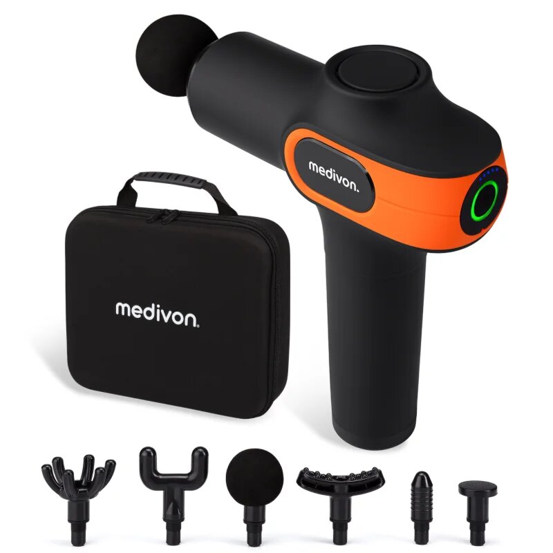 Medivon Gun Vital masážní pistole s příslušenstvím 1 ks