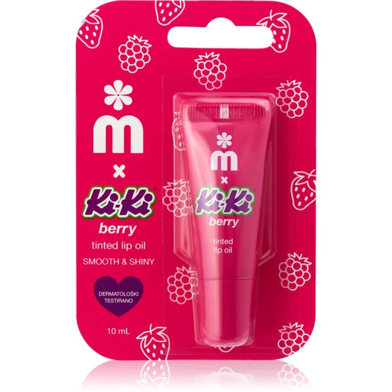 Melem KiKi Strawberry and Raspberry olej na rty 10 ml