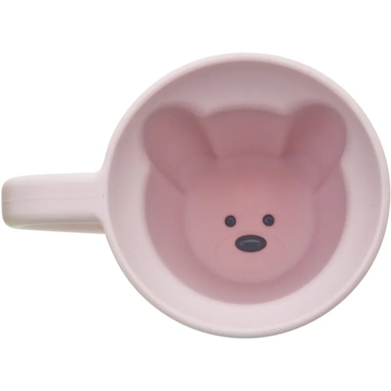 Melii Silicone Bear Mug hrnek Pink 200 ml