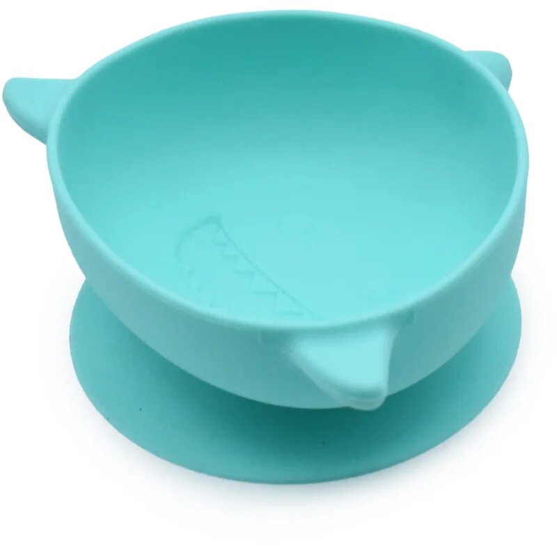Melii Silicone Suction Bowl silikonová miska s přísavkou Shark 2x300 ml