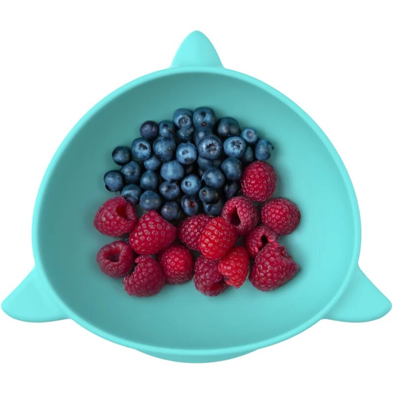 Melii Silicone Suction Bowl silikonová miska s přísavkou Shark 2x300 ml
