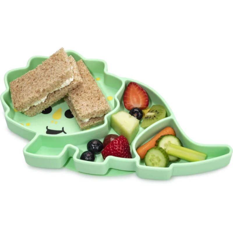 Melii Silicone Suction Plate talíř s přísavkou Dino 1 ks