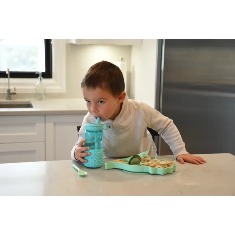 Melii Silicone Suction Plate talíř s přísavkou Dino 1 ks