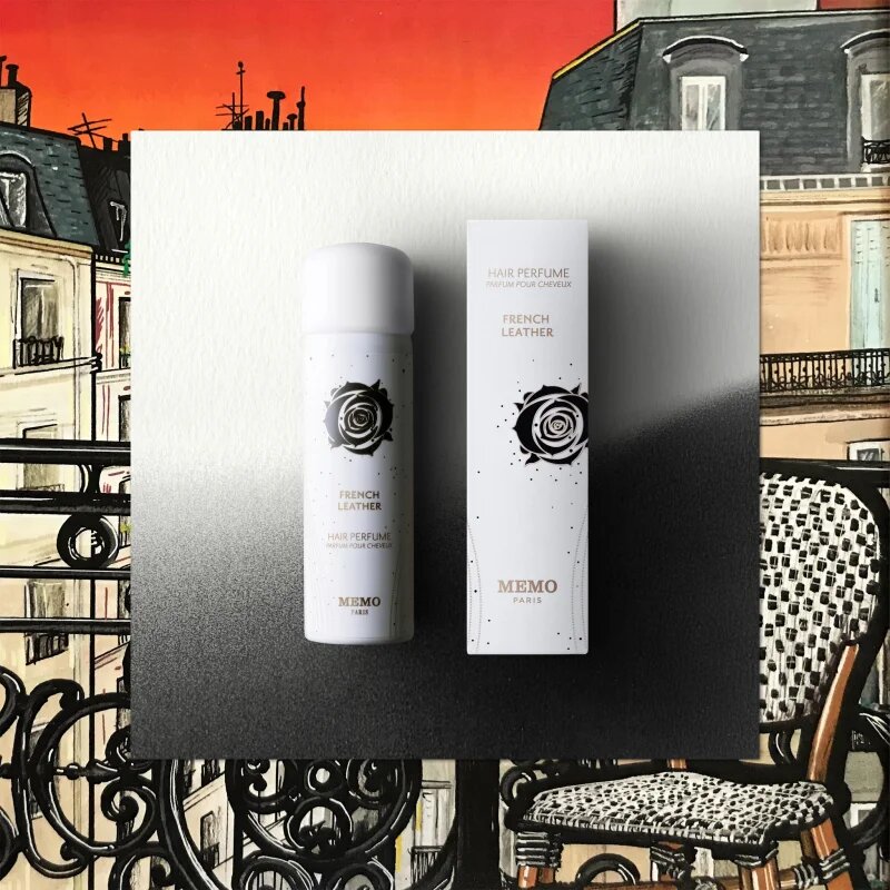 Memo Paris French Leather parfémovaná mlha do vlasů unisex 80 ml