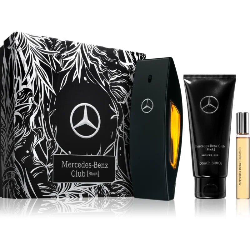 Mercedes-Benz Club Black dárková sada pro muže 1 ks