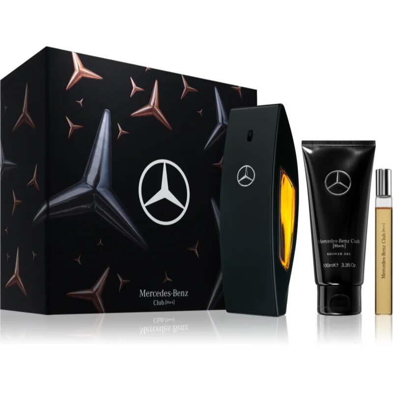 Mercedes-Benz Club Black dárková sada pro muže 1 ks