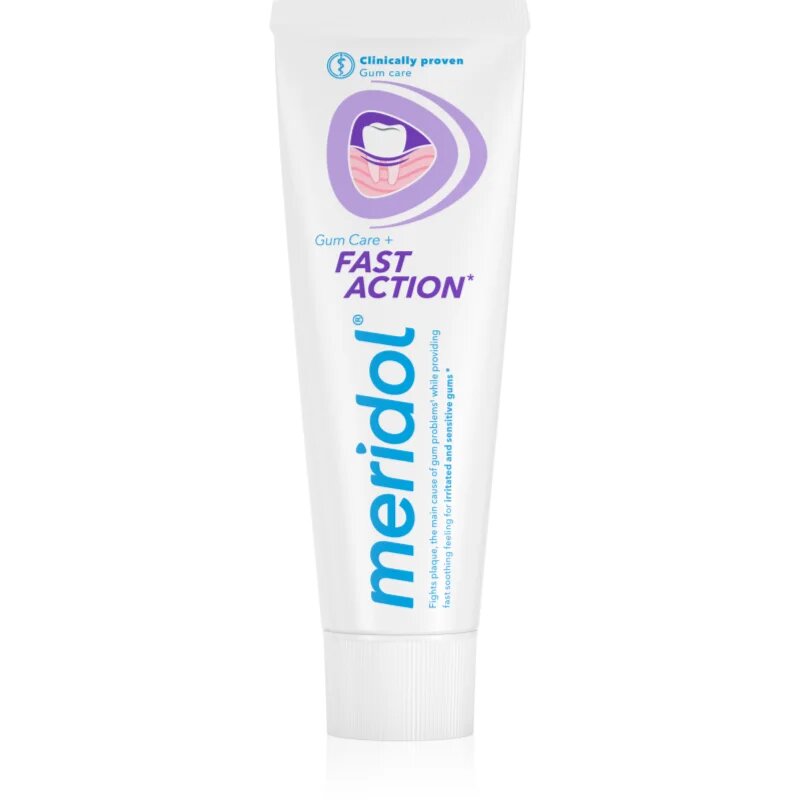 Meridol Fast Action zubní pasta pro ochranu dásní pro citlivé zuby 75 ml