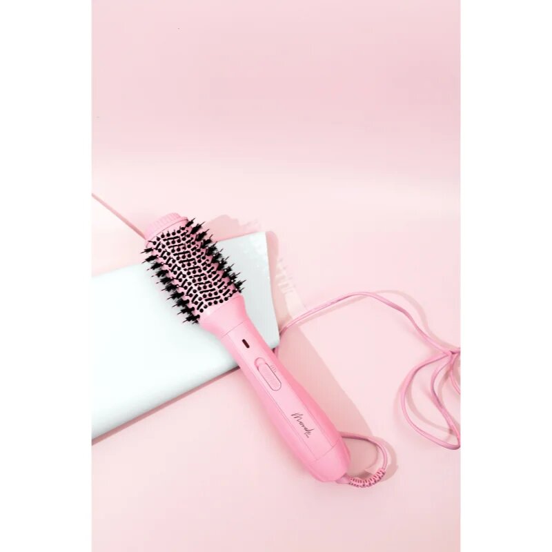 Mermade Blow Dry Brush žehlicí termo kartáč na vlasy Pink 1 ks