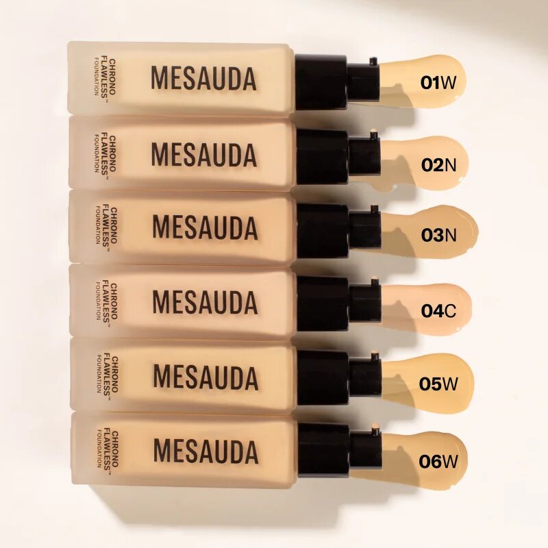 Mesauda Chrono Flawless™ Foundation dlouhotrvající tekutý make-up odstín 04C 30 ml
