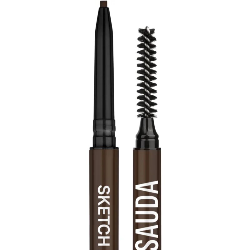 Mesauda Sketch Brows automatická tužka na obočí s kartáčkem odstín 104 Dark 0.09 g