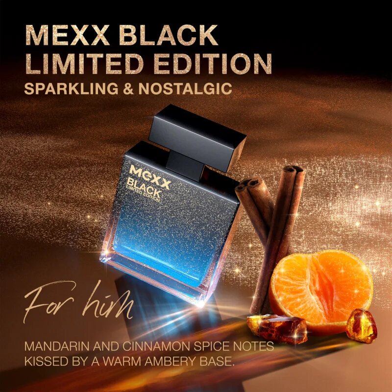 Mexx Black Man toaletní voda pro muže 30 ml
