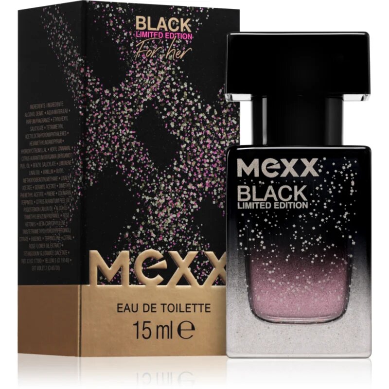 Mexx Black Woman toaletní voda pro ženy 15 ml