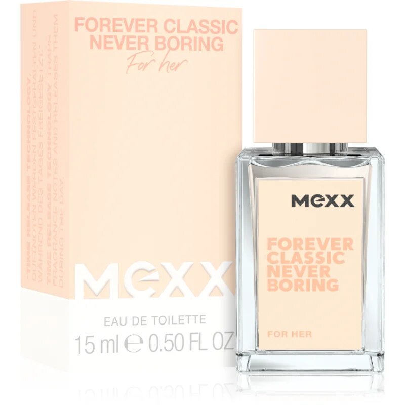Mexx Forever Classic Never Boring New toaletní voda pro ženy 15 ml