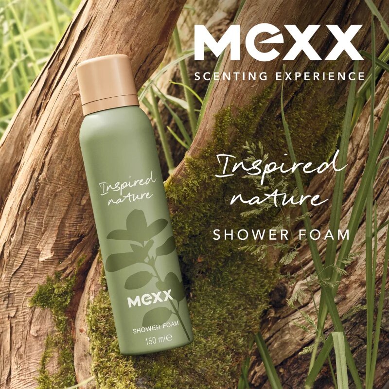 Mexx Inspired Nature sprchová pěna s parfemací 150 ml