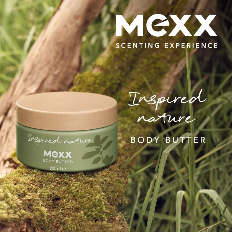 Mexx Inspired Nature tělové máslo s parfemací 200 ml