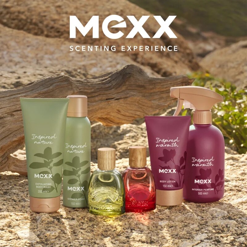 Mexx Inspired Warmth tělový olej s parfemací 100 ml
