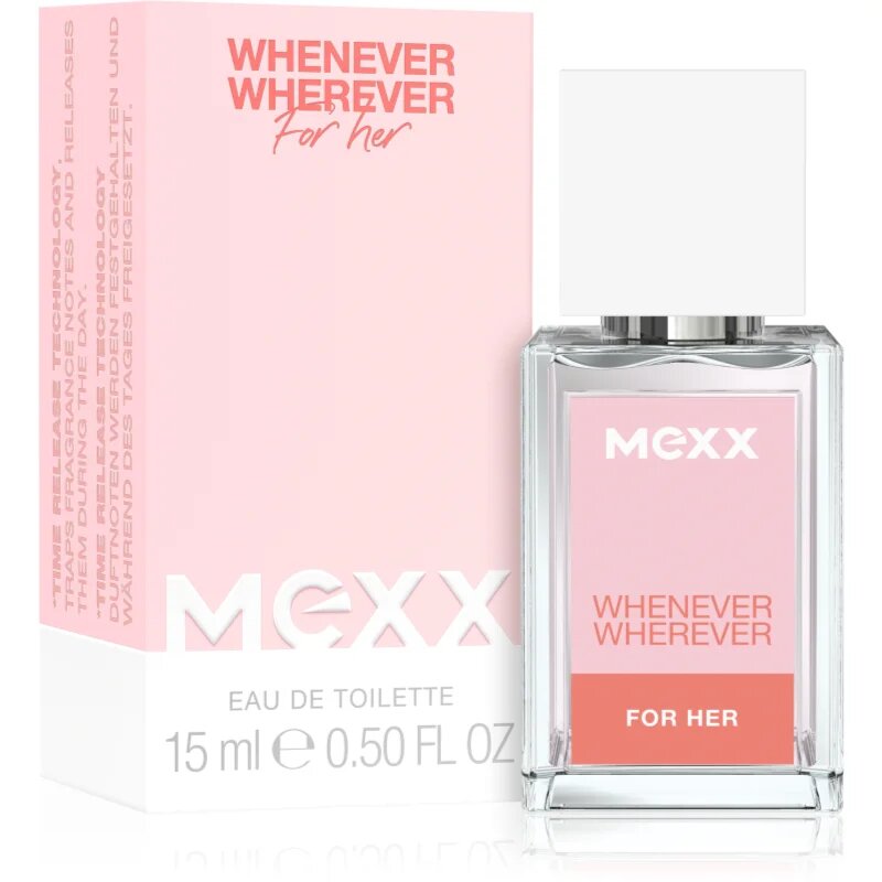 Mexx Whenever Wherever For Her toaletní voda pro ženy 15 ml