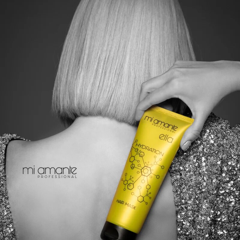 Mi Amante Professional Ella Hydration Hair Mask intenzivní hydratační maska pro suché a poškozené vlasy 250 ml
