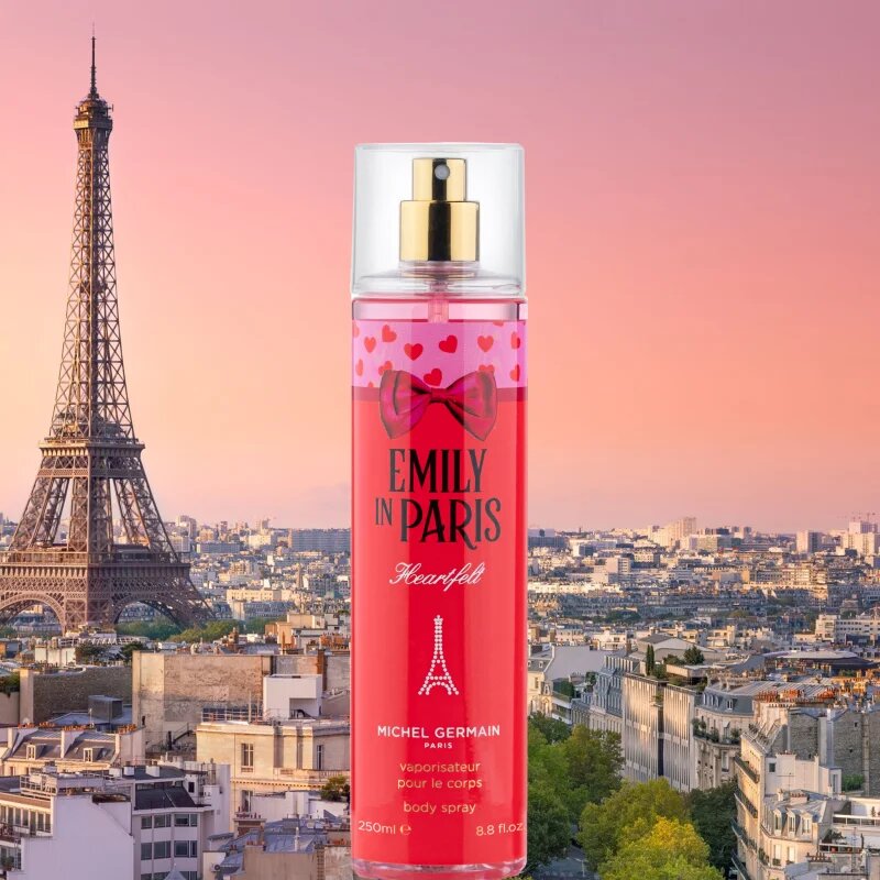 Michel Germain Emily in Paris Heartfelt parfémovaný tělový sprej pro ženy 236 ml